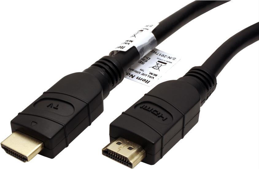 14993452, 15 m, HDMI tipo A standard, HDMI tipo A standard, 3840 x 2160 Pixel, 3D, nero