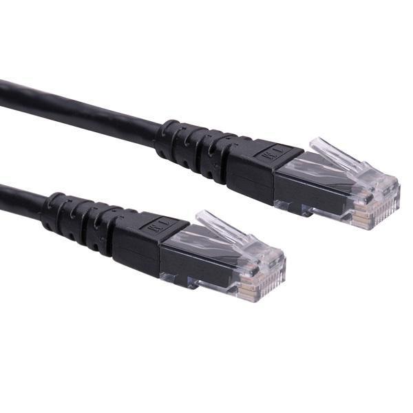 ROLINE 21.15.1545 cavo di rete Nero 2 m Cat6 U/UTP [UTP] (Roline CAT6 UTP CU Ethernet Cable Black 2m)