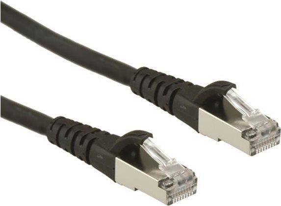 ROLINE CAT.6a S/FTP cavo di rete Nero 2 m Cat6a S/FTP [S-STP] (Roline CAT6A S/FTP CU LSZH Ethernet Cable Black 2m)