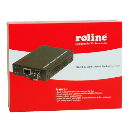 Ã¢â‚¬Â¢ ROLINE RC1000SX/LC Ã¢â‚¬Â¢ Medienkonverter Ã¢â‚¬Â¢ 1000Base-SX, 1000Base-T Ã¢â‚¬Â¢ RJ-4