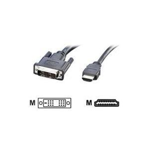 Secomp DVI/HDMI, M/M, 10 m Nero (ROLINE DVI Cable DVI[18+1]-HDMI. M/M. Black. 10m)