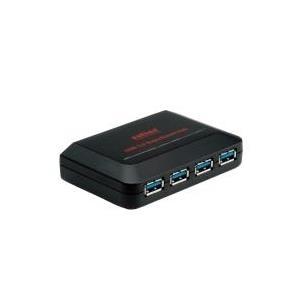 ROLINE Nodo USB 3.0 [cuÃƒÆ’Ã‚Â¡druple] (ROLINE USB3.2 Gen1 Hub 4x Ports. With PS. Black)