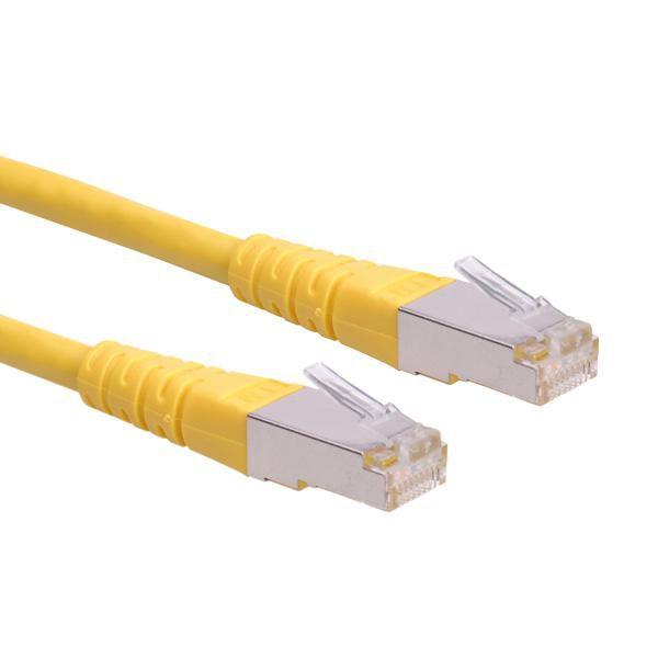 ROLINE S/FTP Cat.6 0.3m cavo di rete Giallo 0,3 m Cat6 S/FTP [S-STP] (Roline CAT6 S/FTP PimF CU Ethernet Cable Yellow 0.3m)
