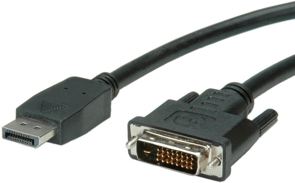 VALUE 11.99.5619 cavo e adattatore video 15 m DisplayPort DVI Nero (Video Cable Adapter 1.5 M - Displayport Dvi Black - Warrant