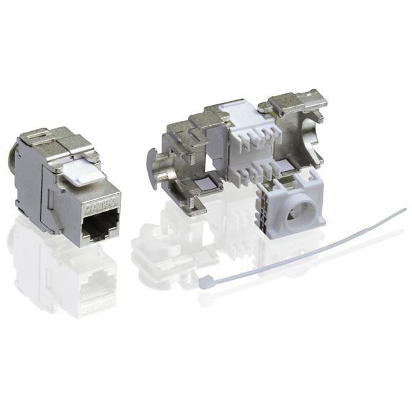 VALORE Cat.6a Keystone, RJ-45, schermato, senza attrezzi (26.99.0366)