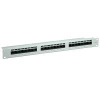 Pannello patch - Cat 6E - UTP - RJ -45 X 24 - Grigio chiaro - 48,3 cm (19 pollici)