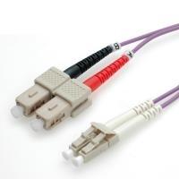 Value 21998768 cavo a fibre ottiche 10 m LC/PC SC/PC OM4 Porpora (VALUE FO Cable 50/125Ãƒâ€šÃ‚Âµ. OM4. LC/SC. Violet