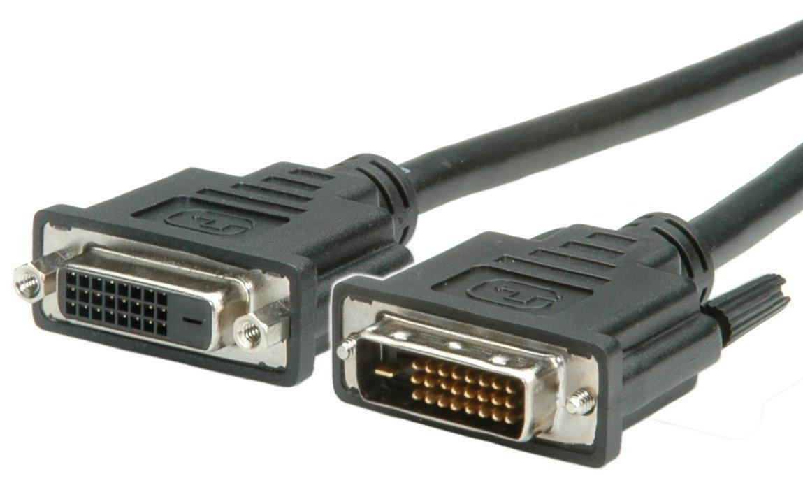 Value 11995564 cavo DVI 3 m DVI-D Nero (VALUE DVI Cable DualLink DVI-DVI. M/F. Black. 3.0m)