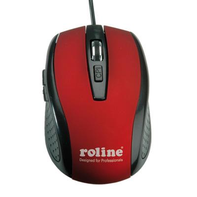 Mouse ROLINE, ottico, USB,...