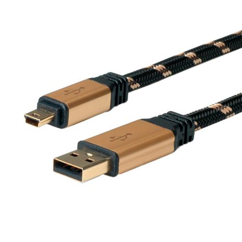 Cavo USB 2.0 ROLINE GOLD, A...
