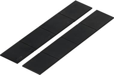 Stirodoc set di suddivisione Styro, 2 Crossing, Black 1 Longitudinale e 2 Attraversamento, Materiale: Polistirene,- 1 pezzo (26