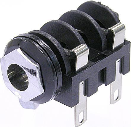 Neutrik NMJ2HC-S. Plug: jack, colore del prodotto: nero, acciaio inossidabile, materiale: bronzo, poliammide (NMJ2HC-S)