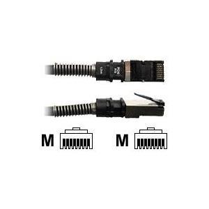 PatchSee PCI6Patch - cavo patch - RJ-45 (M) - RJ-45 (M) - 49 m - FTP - CAT 6a - senza alogeni con protezione antipiega - nero (