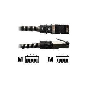 PatchSee PCI6Patch - cavo patch - RJ-45 (M) - RJ-45 (M) - 15 m - FTP - CAT 6a - senza alogeni con protezione antipiega - nero (