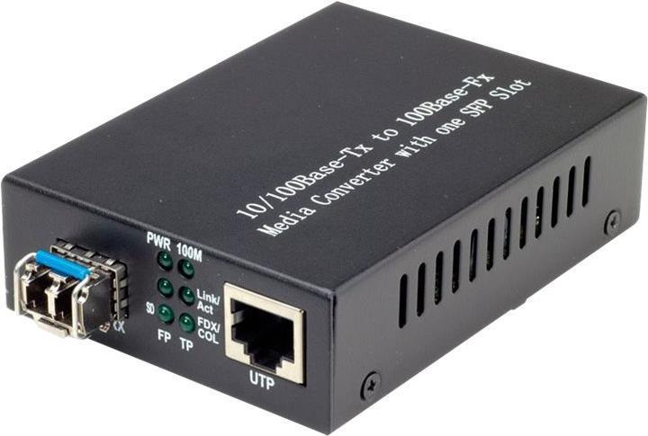 Convertitore multimediale-LAN 100 MB-10Base-T, 100Base-FX, 100Base-TX