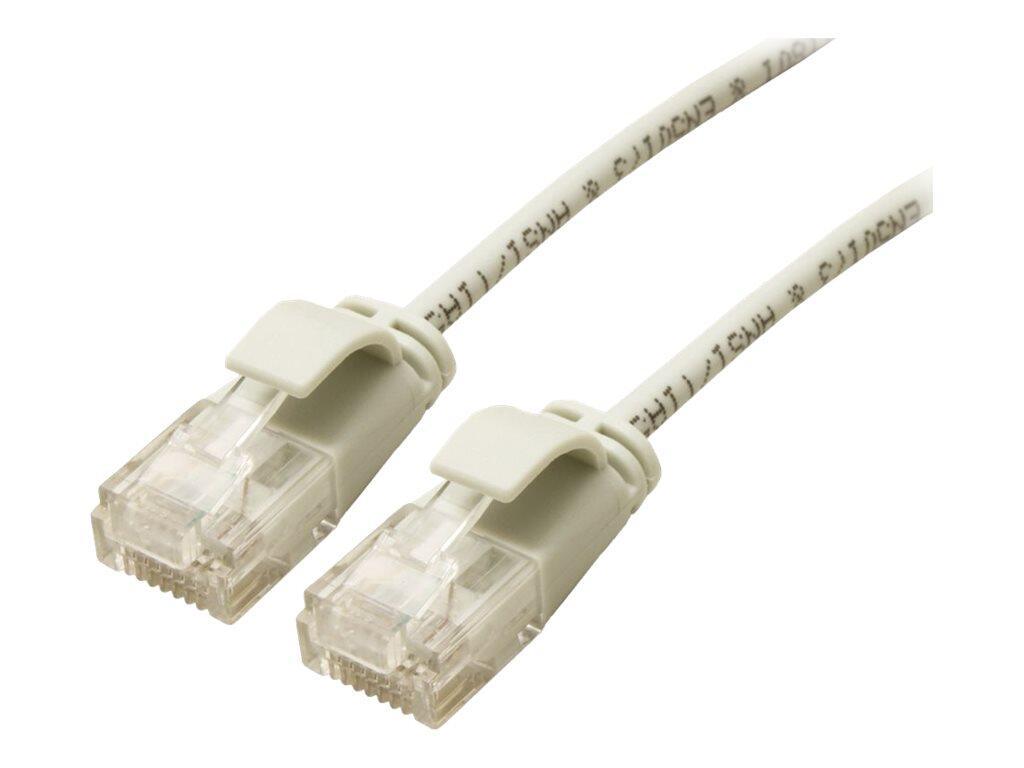 CAVO RETE UTP CAT.6A 1MT SLIM GREY NO SCHERMATO PER DATA CENTER