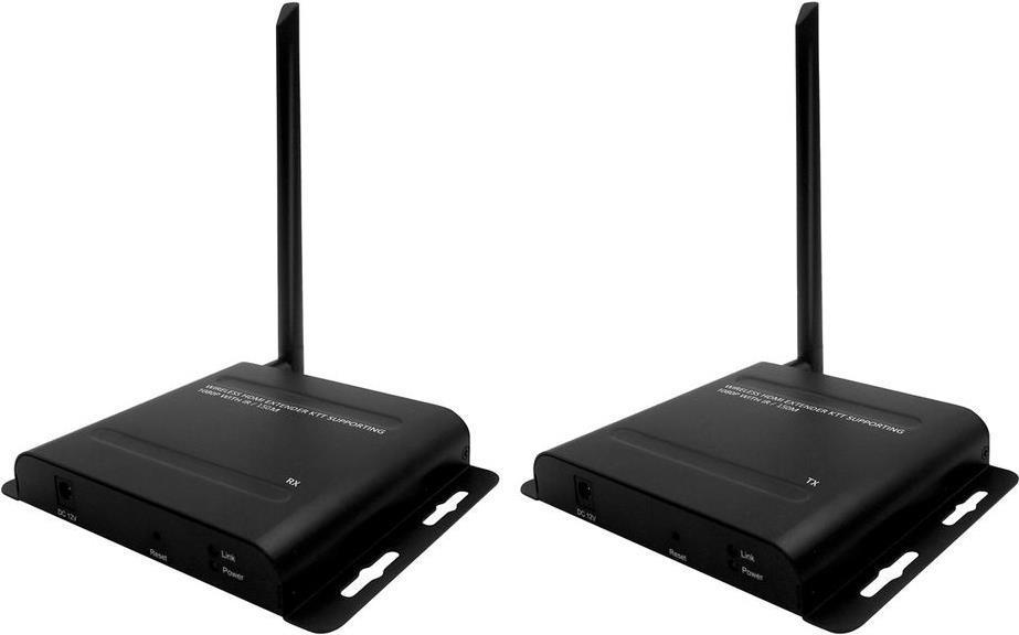 14993413, 2560 x 1440 Pixel, Trasmettitore e ricevitore AV, 100 m, wireless, nero, HDCP