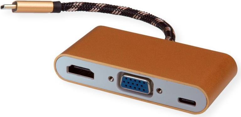12.03.3155, USB 3.2 Gen 1 3.1 Gen 1 Tipo B, Nero, Oro, Bianco, HDMI, USB 3.2 Gen 1 3.1