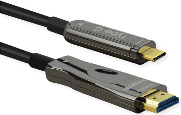 14.01.3474, 30 m, HDMI tipo A standard , USB tipo C, maschio, maschio, dritto