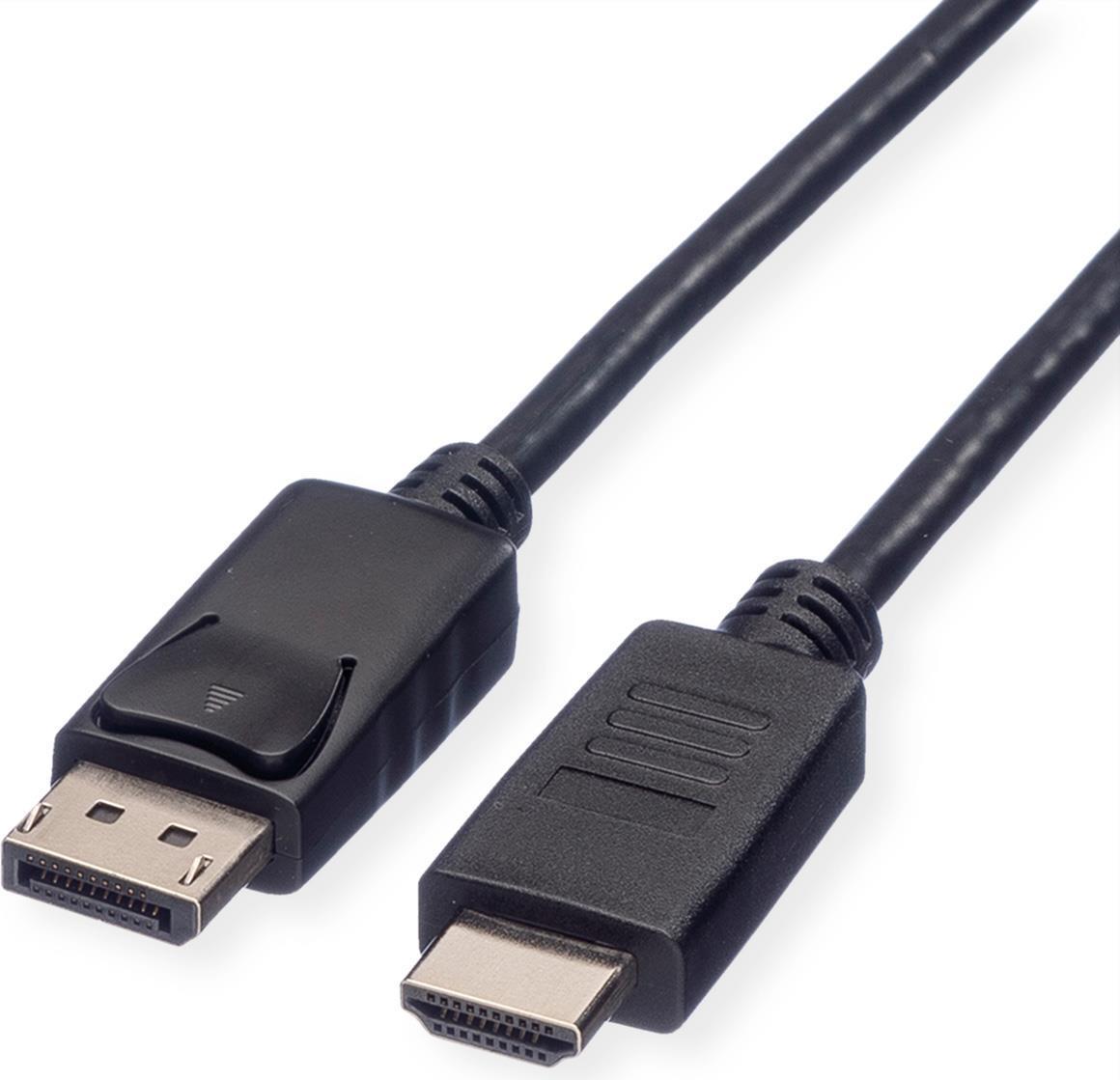 ROLINE GREEN CAVO DISPLAYPORT CABLE DP - HDTV M/M BLACK 1M