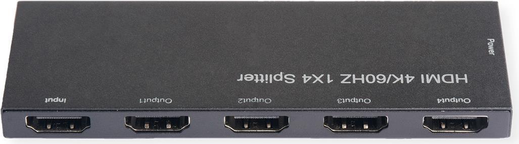 14013557 - Splitter HDMI 4 porte ultra sottile - Switch KVM - 4 porte