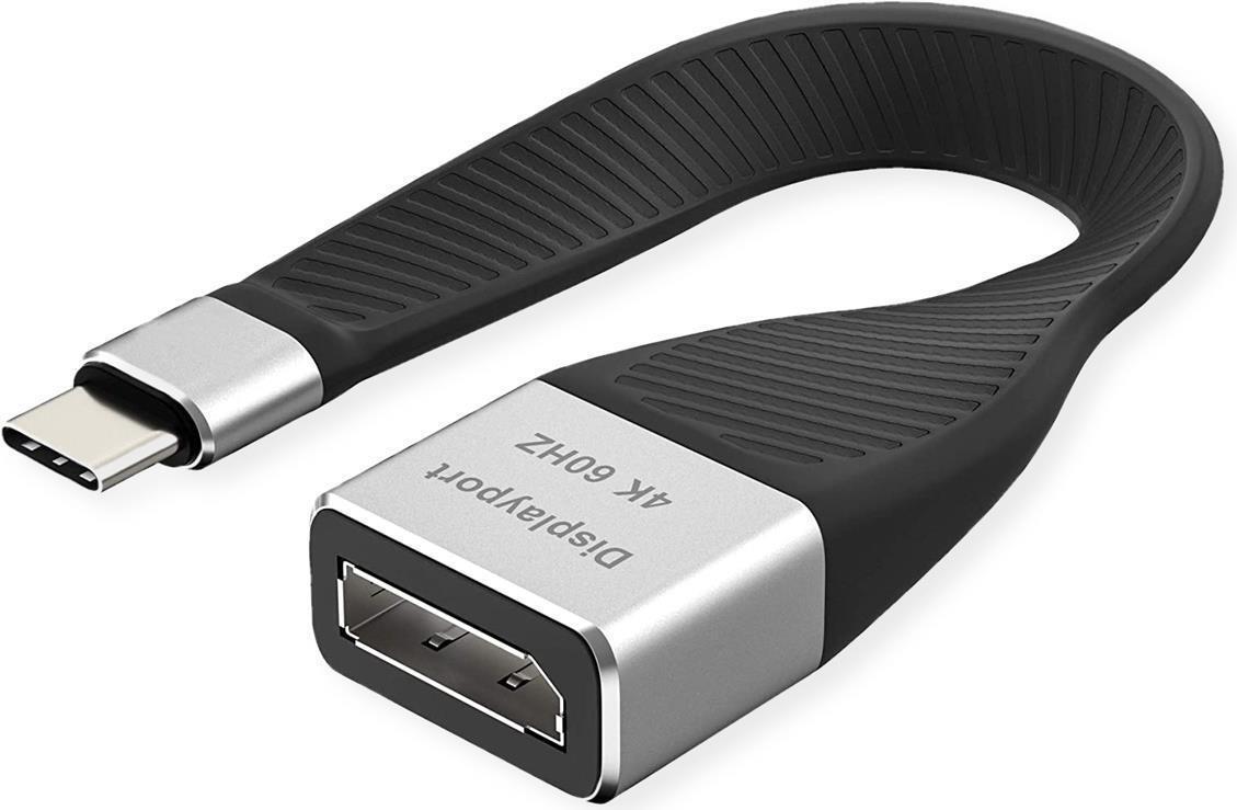 Adattatore DisplayPort Roline - DisplayPort / USB -c 013m nero (12.03.3240)