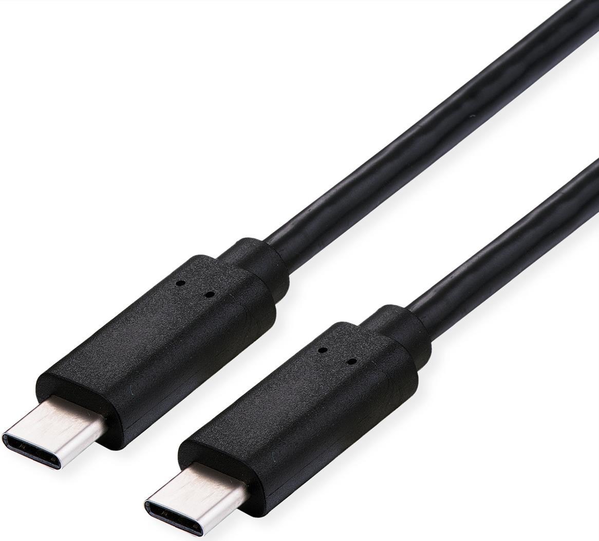 Roline - Cavo USB - 24 pin USB -C (M) a 24 pin USB -C (M) - USB4 GEN3X2 - 48 V - 5 A - 1 M - Fare di trasferimento dei dati fin