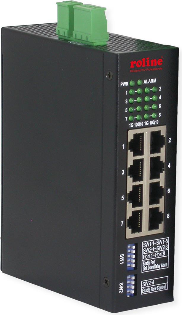 Ind. Mng Gbit Ethernet Switch 8x - Switch - 1 Gbps