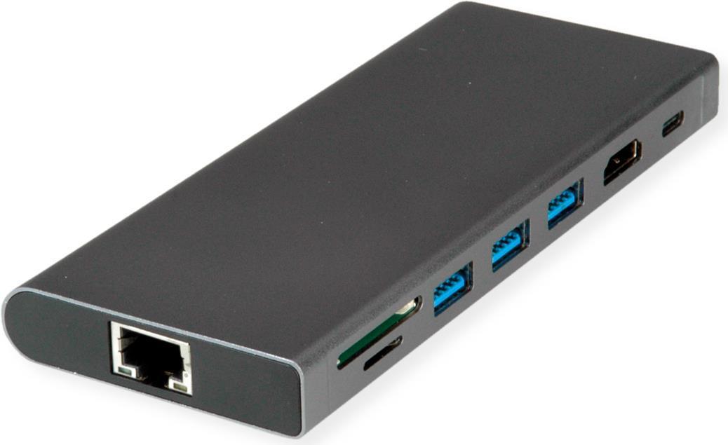 Valore usb -c dock hdmi+3xa+1xc+1xtf/sd+1xc pd 1x audio 4k - audio/multimedia - digitale/dati - digitale/display/video - rete (