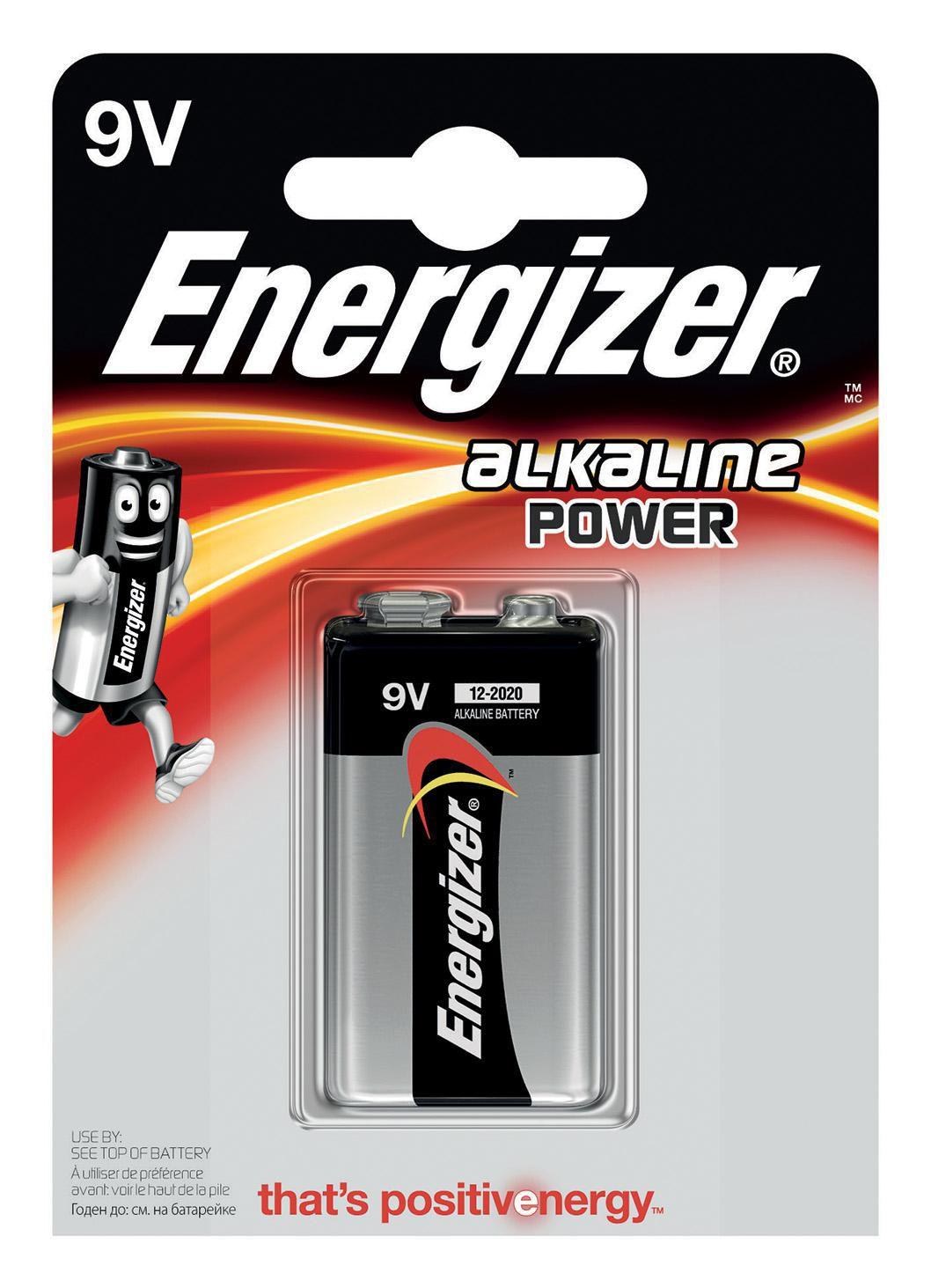 BLISTER 1 PILA TRANSISTOR 9V - E300804100 ENERGIZER ALKALINE