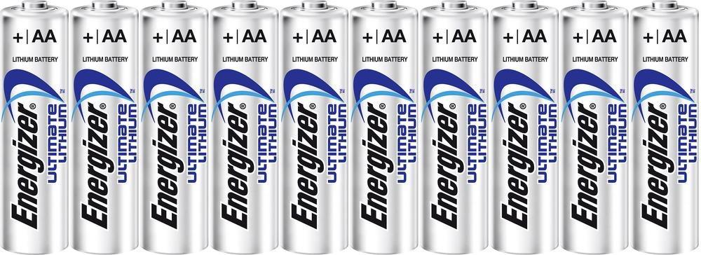 Energizer Ultimate Lithium Batteria monouso Stilo AA Litio (Energizer Ultimate AA Lithium Batteries Pack 10 - 634352)