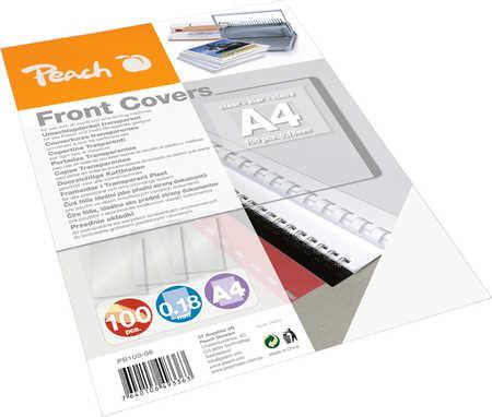 Peach 510013 cartellina A4 Trasparente 100 pz