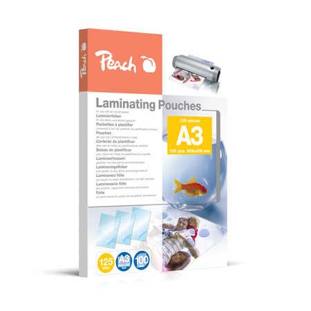Peach PP525-01 pellicola per plastificatrice 100 pz