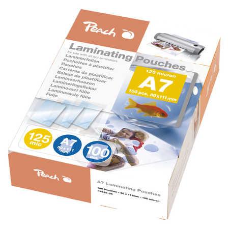 Peach PP525-05 pellicola per plastificatrice 100 pz