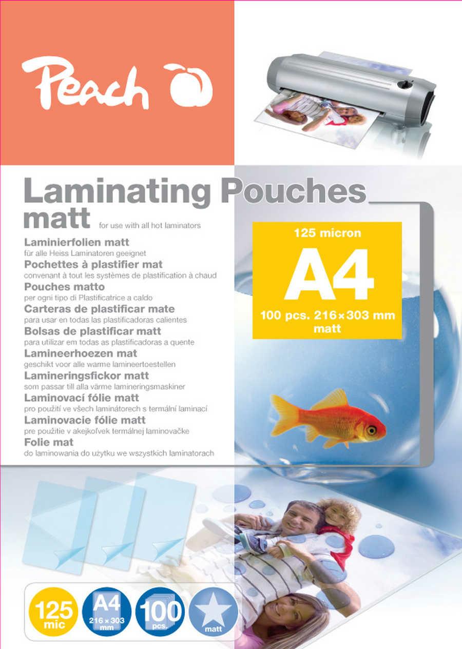 Peach 510621 pellicola per plastificatrice 100 pz