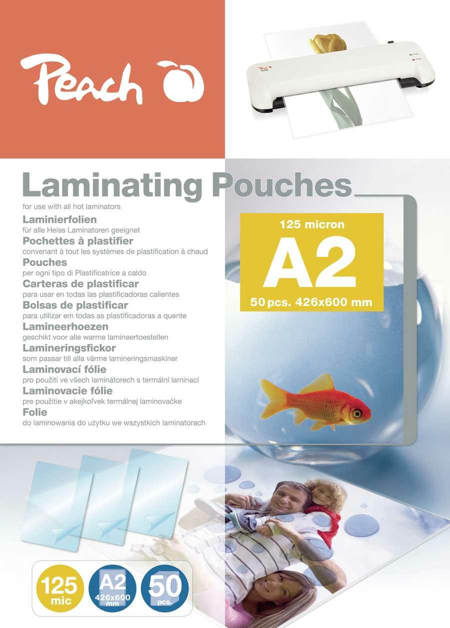 Peach 510333 pellicola per plastificatrice 50 pz