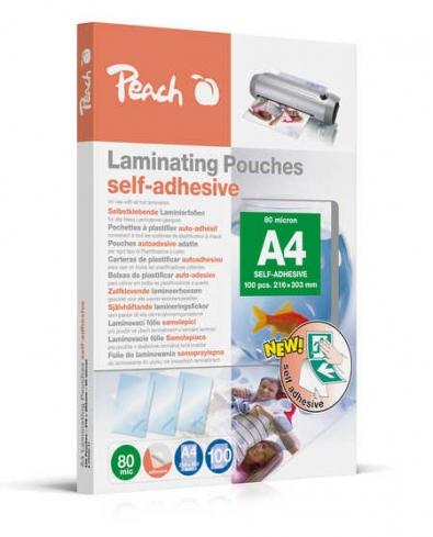 Peach S-PP080-17 pellicola per plastificatrice 100 pz