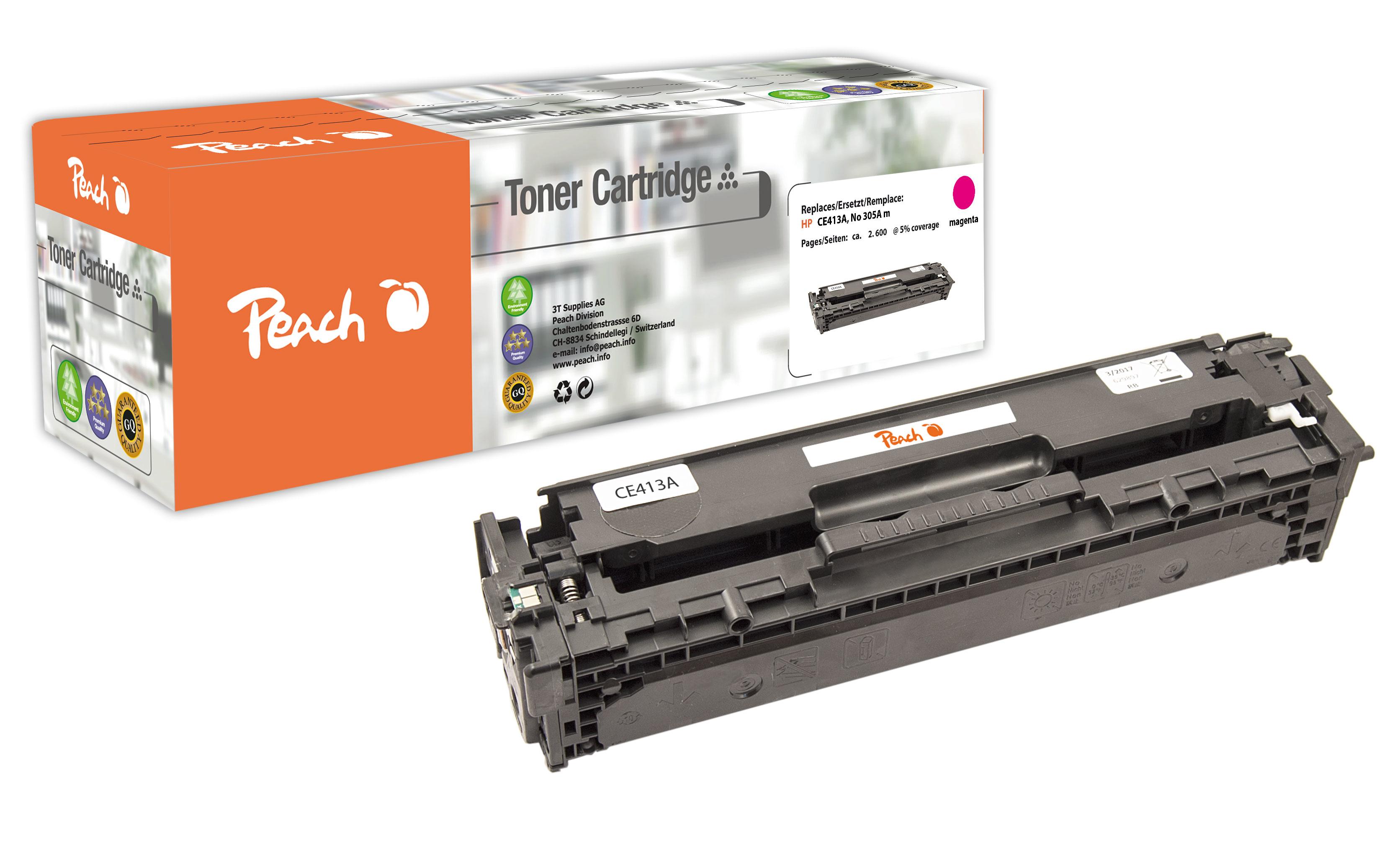 Peach PT270 cartuccia toner 1 pz Compatibile Magenta