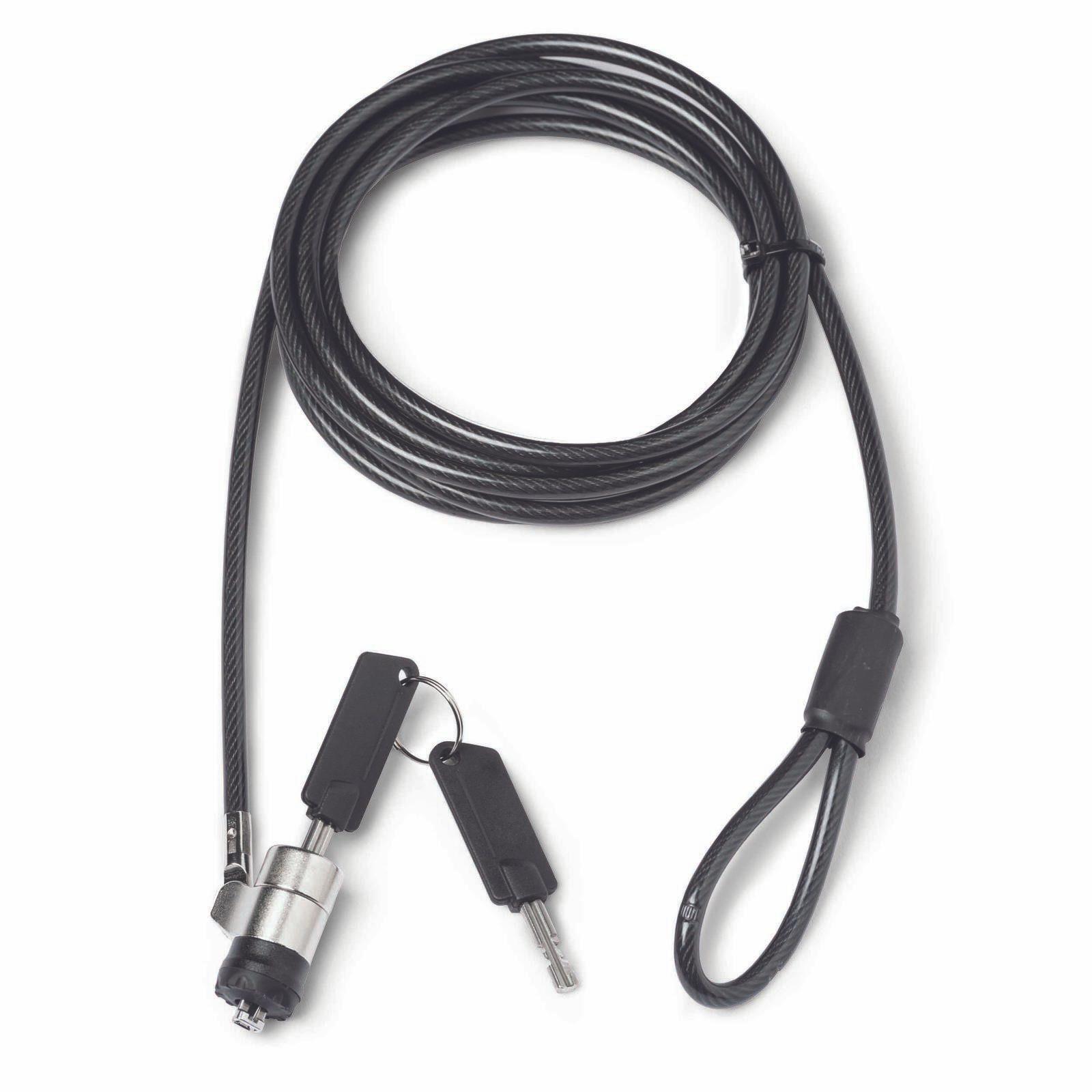 Dicota D30867 cavo di sicurezza Nero 2 m (SECURITY CABLE T-LOCK PRO - KEYED 3X7MM SLOT)