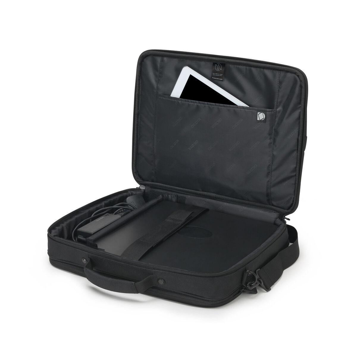 DICOTA D31439-RPET borsa per laptop 39,6 cm [15.6] Valigetta ventiquattrore Nero (ECO MULTI PLUS SCALE 14-15.6IN - )
