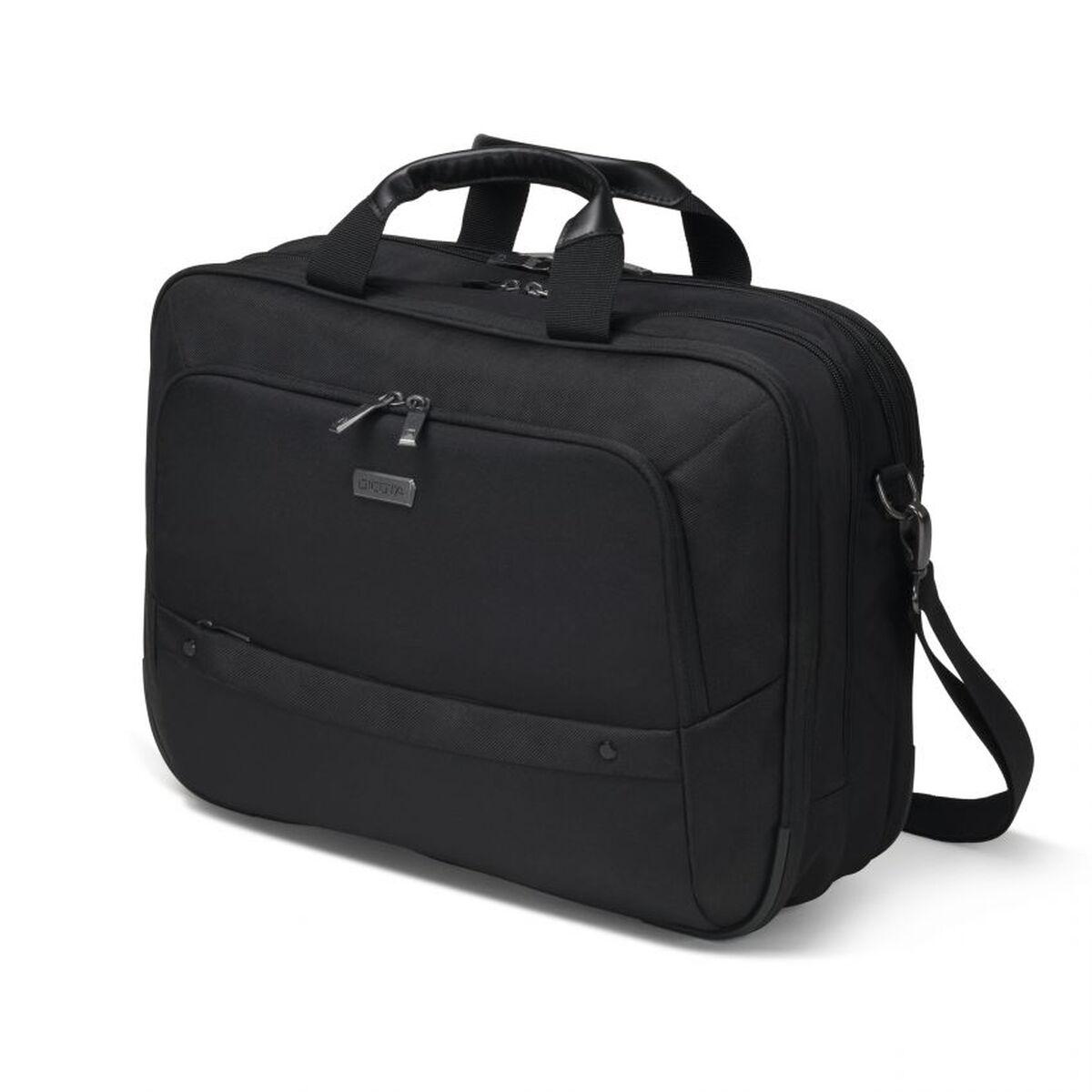 DICOTA Eco Top Traveller Twin SELECT 396 cm 15.6 Borsa da corriere Nero (ECO TOP TRAVELLER TWIN SELECT - 14-15.6 BLACK)