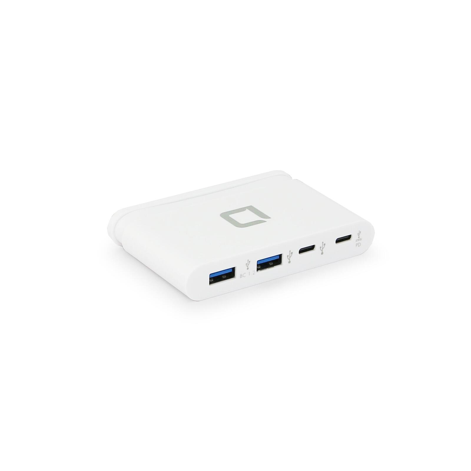 DICOTA D31731 replicatore di porte e docking station per notebook Bianco (USB-C PORTABLE HUB 4-IN-1 - .)