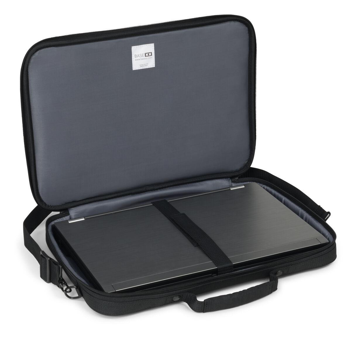 BASE XX D31794 borsa per laptop 358 cm 14.1 Valigetta ventiquattrore Nero (BASE XX LAPTOP BAG CLAMSHELL - 13-14.1IN BLACK)