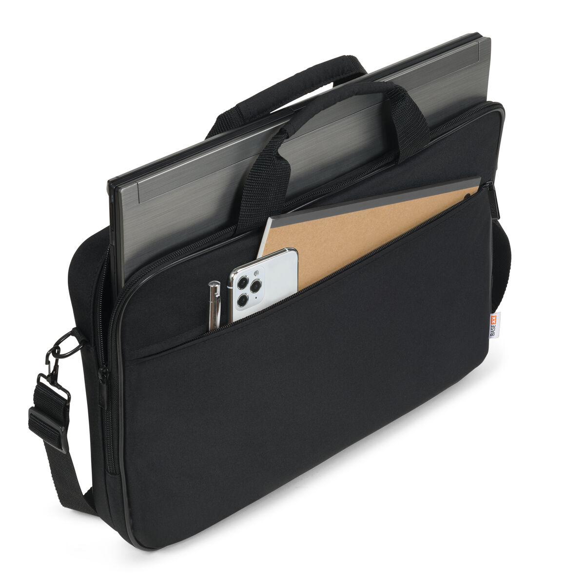 BASE XX D31798 borsa per laptop 39,6 cm [15.6] Valigetta ventiquattrore Nero (BASE XX LAPTOP BAG TOPLOADER - 14-15.6IN BLACK)