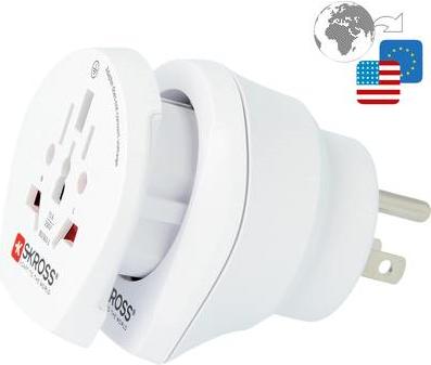 Adattatore da viaggio SKROSS Combo Country da mondo a USA (15 A) 1500204-E