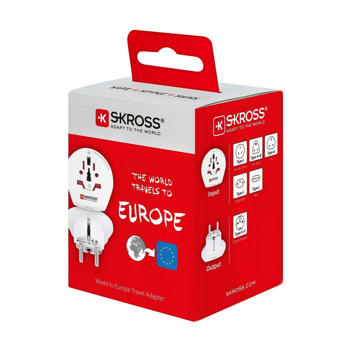 SKROSS Country Adapter Power Type F St