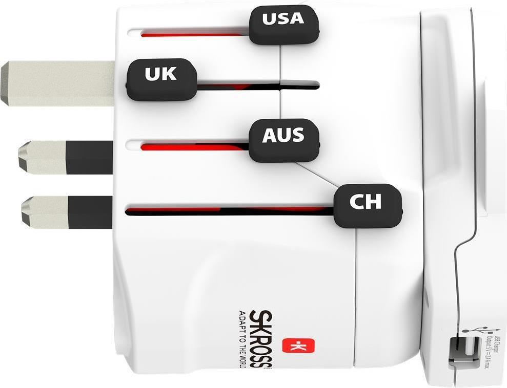 Adattatore da viaggio SKROSS World PRO World e USB 7A