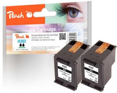 Peach 319611 cartuccia d'inchiostro 2 pz Compatibile Resa standard Nero
