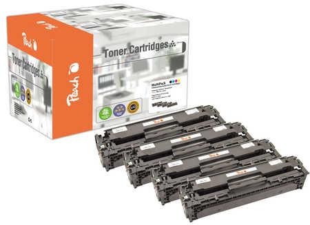 Peach 111916 cartuccia toner 4 pz Compatibile Nero, Ciano, Magenta, Giallo