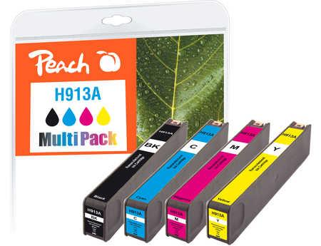 Peach PI300-744 cartuccia d'inchiostro 4 pz Compatibile Nero, Ciano, Magenta, Giallo